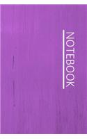Notebook: Simple Lined Writing Journal / Study / Diary / Thoughts / Motivation / Fitness / Training Log / Work / Gift / 120 Page / 6 x 9 / Magenta Grunge Back