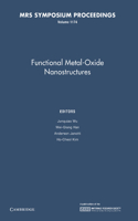 Functional Metal-Oxide Nanostructures: Volume 1174