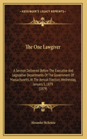 The One Lawgiver