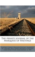 The Private Journal of the Marquess of Hastings