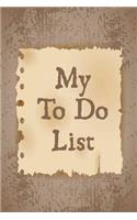 My To Do List Journal