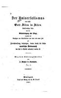 Universalismus, Das Heist Gott Alles in Allen Schriftmässige Lehre von der Wiederbringung