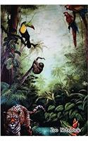 Zoo Notebook: 6x 9 Lined Notebook Professionally Designed (Wall Painting), Work Book, Planner, Diary,100 Pages