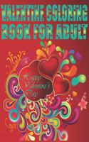 Valentine Coloring Book For Adult Happy Valentine's Day