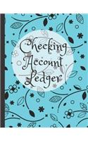 Checking Account Ledger - Colorful Accounting Book - 8.5