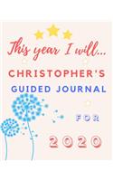 This Year I Will Christopher's 2020 Guided Journal