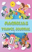 Magnolia's Travel Journal: Personalised Awesome Activities Book for USA Adventures