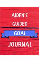 Aiden's Guided Goal Journal: 2020 New Year Planner Guided Goal Journal Gift for Aiden / Notebook / Diary / Unique Greeting Card Alternative