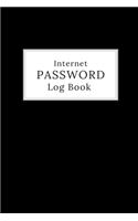 Internet Password Log Book