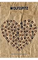 Wolfsspitz Notizbuch für Hundehalter: Hunderasse Wolfsspitz. Ideal als Geschenk für Hundebesitzer - 6x9 Zoll (ca. Din. A5) - 100 Seiten - gepunktete Linien