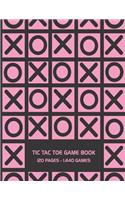 Tic Tac Toe Game Book: 120 Page Grid Sheet Book With 1,440 Blank Grid Sheets For Kids - 8.5 x 11" Matte Soft Cover For Road Trips Traveling Camping Family Activity