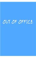 Out of Office Travel Meme Notebook: Blank Lined Journal (Best Travel Gift): 6 x 9 inches // 120 Lined Blank Pages // College Ruled