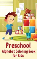 Preschool Alphabet Coloring Book