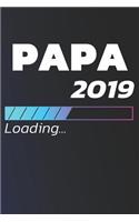 Papa 2019 Loading: Notizbuch Journal Tagebuch Linierte Seite
