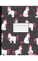 Cornell Notes Notebook: Kawaii Unicorns(1 Cornell Notes Notebooks)