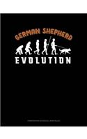 German Shepherd Evolution: Composition Notebook: Wide Ruled(1210 Composition Notebook: Wide Ruled)