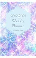 Weekly Planner: 2019-2021