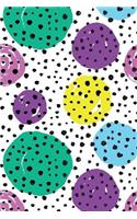 Journal Notebook Circles and Spots Pattern 1