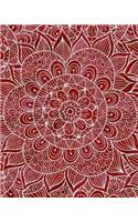 Bullet Journal Notebook Mandala Pattern 4: 172 Numbered Pages with 160 Dot Grid Pages, 6 Index Pages and 2 Key Pages in Large 8 X 10 Size for Journaling, Writing, Planning or Doodling.