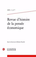 Revue d'Histoire de la Pensee Economique