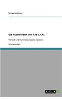 Die Ackerreform von 133 v. Chr.