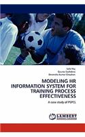 Modeling HR Information System for Training Process Effectiveness