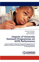 Impacts of University Outreach Programmes on Kcpe Performance