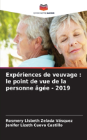 Expériences de veuvage: le point de vue de la personne âgée - 2019