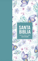 Biblia Rvr 1960 Letra Grande Tamaño Manual Símil Piel Turquesa Claro(bible Rvr 1960 Large Print Handsize Leatherlike Butterfly Light Turquoise (Spanish Edition)