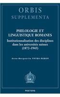 Philologie Et Linguistique Romanes