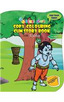 My Krishna Copy Colouring Cum Story Book