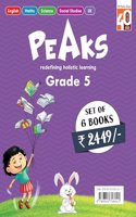Peaks Grade 5 (English, Maths, Science, Social Studies, GK), an Integrated Semester Series - Ratna Sagar