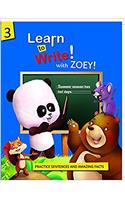 LEARN TO WRITE WITH ZOEY - 3