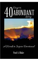 40 Days To Abundant Living