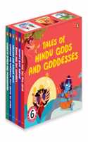 Tales of Hindu Gods and Goddesses: A boxset of 6 Illustrated Board Books: Ganesha, Hanuman, Krishna, Shiva, Durga and Rama | Ages 5+ [Penguin Early Learning Series]