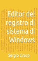 Editor del registro di sistema di Windows