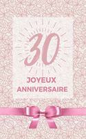 30 ans joyeux anniversaire