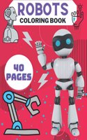 Robots Coloring Book