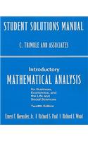 Introductory Mathematical Analysis for Business, Economics and the Life and Social Sciences