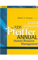 The Pfeiffer Annual: Human Resource Management [With CD-ROM]