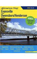 Evansville Indiana/Owensboro/Henderson Kentucky Street Atlas