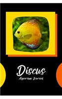 Discus Aquarium Journal: Blank Lined Book For Discus Fish Tank Maintenance. Great For Monitoring Water Parameters, Water Change Schedule, And Breeding Conditions.
