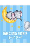 Twins Baby Shower Guest Book