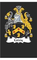 Corey: Corey Coat of Arms and Family Crest Notebook Journal (6 x 9 - 100 pages)