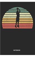 Notebook: Dotted Lined Retro Vintage Basketball Notebook (6x9 inches) ideal as a Journal for Coaching and Tactics. Perfect as a Bball Players Book for all Hoo