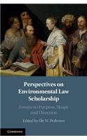 Perspectives on Environmental Law Scholarship