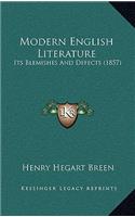 Modern English Literature: Its Blemishes and Defects (1857)