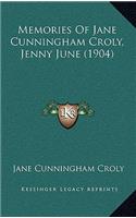 Memories Of Jane Cunningham Croly, Jenny June (1904)