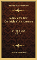 Jahrbucher Der Geschichte Von America