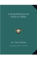 4 Staatsreden In Dtsch (1856)